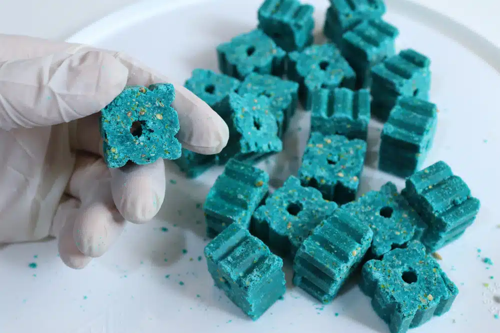 closeup of rodenticide